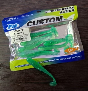 Силиконовая приманка 7шт CUSTOM 3.0" #412