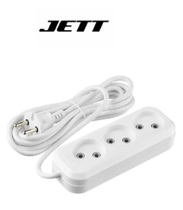 Удлинитель (3м) ТМ JETT, б/з, про-во РФ, 10А, 2200Вт, 3 розетки (40)