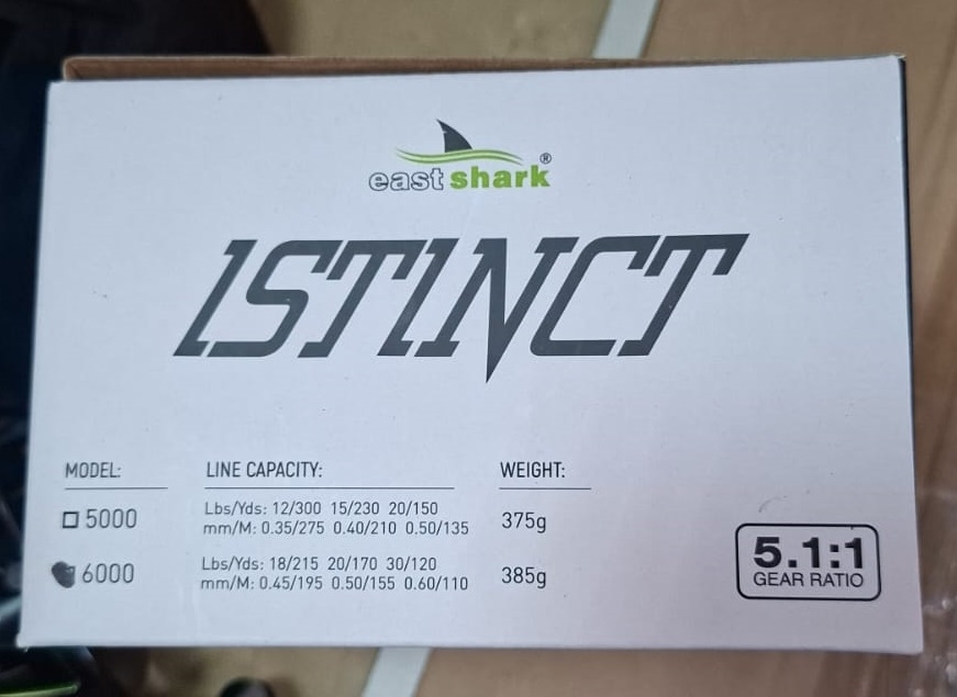 Катушка EastShark Instinct 5000, 9+1 подшипн., 5.1:1