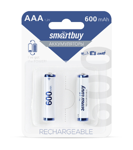Аккумулятор NiMh Smartbuy AAA / BL2 600mAh (2/24/240) 