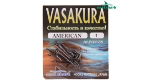 Крючки AMERICAN №8 (уп/10 шт) мягк упак.