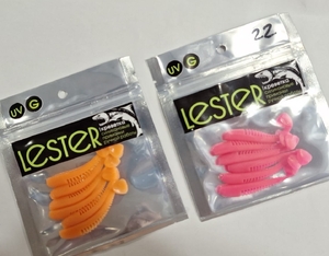 Cиликоновая приманка LESTER 6шт, 5,5см, рыбка #22