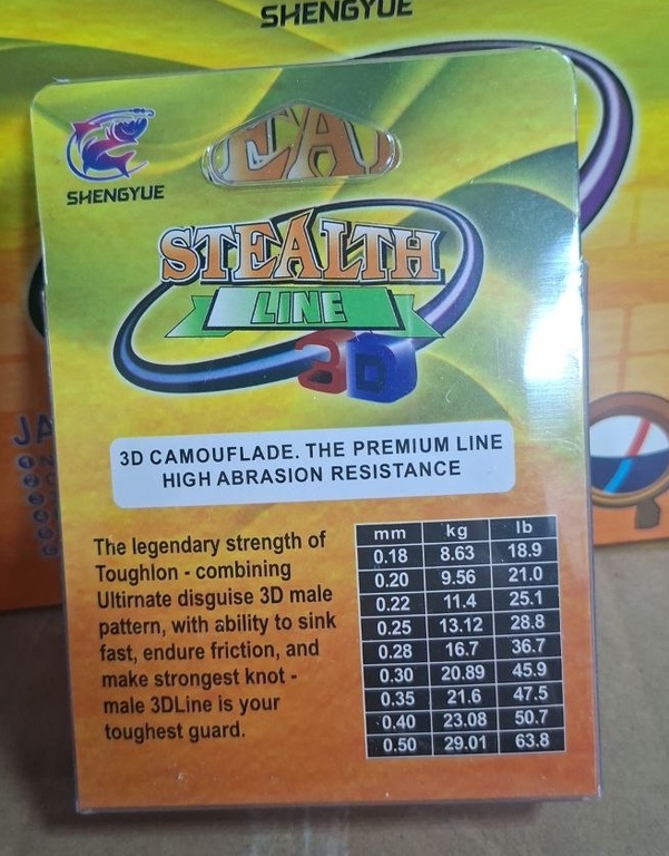 Леска 3D Stealth Line, 100м, 0,28мм (10/300)
