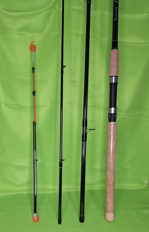 Спиннинг Super hard Feeder, 3х частн., 3 верш., carbon, 60-180гр, 3,9м