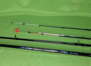 Спиннинг Super hard Feeder, 3х частн., 3 верш., carbon, 60-180гр, 3,9м