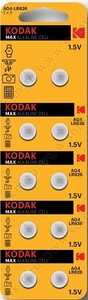 AG4 Kodak (377) LR626, LR66  батарейка часовая (10/100/1000)