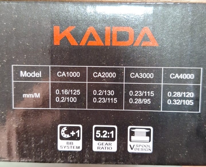 Катушка Kaida Captain, 5+1 подш., 5.2:1, CA2000