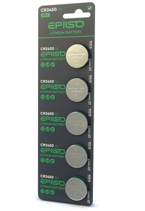 CR2450 EPILSO BL5 Lithium 3V дисковая (5/100)