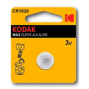 CR1620 Kodak MAX BL1 Lithium 3V (1/60/240)