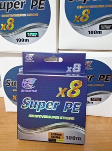 Шнур плетеный 8Х Super PE, 100м, 0,14 мм (2/10)