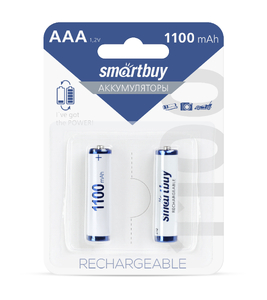 Аккумулятор NiMh Smartbuy AAA / BL2 1100mAh (2/24/240) 