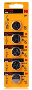 CR2016 Kodak MAX BL5 Lithium 3V (5/60/360)