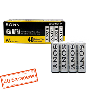 R6 Sony AA NEW Ultra (батарейка 1,5В) (40/400/1200)