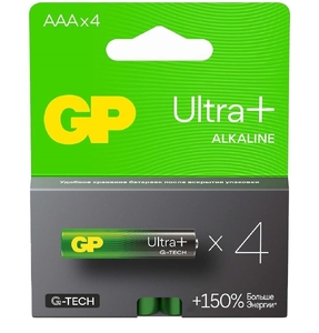 LR3 GP ULTRA PLUS G-TECH Alkaline BL4 AAА мизинец (4/40/320)