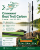 Спиннинг Boat TROLL, carbon, 2х частн., 50-180гр, 2,7м