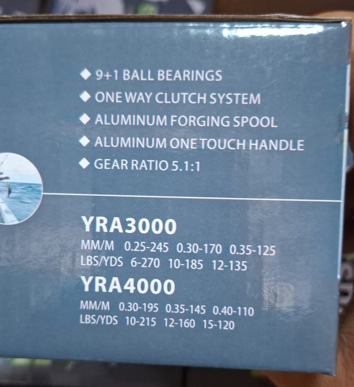 Катушка EastShark YRA 4000, 9+1 подшипн., 5.1:1