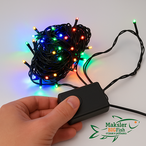 Гирлянда RGB светодиодная 6м (100LED !!!)