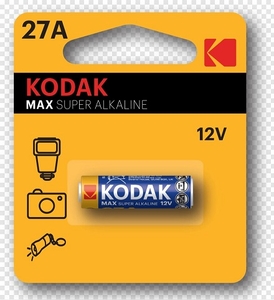 LR27 Kodak MAX (A27/MN27) BL1 Alkaline 12V (1/60/240)