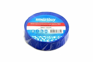 Изолента Smartbuy 0,13*15мм, 10м, синяя (10/500)
