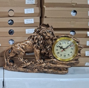 Часы настольные, фигурные, 18*28см золото (8061)