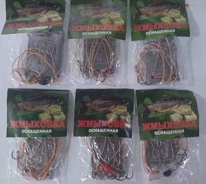 Макушатник (жмыховка оснащенная) свинец, 4кр, 60гр (5/200)