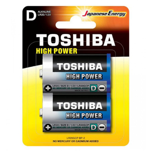 LR20 Toshiba D BL2 Alkaline 1.5V (2/20/80)