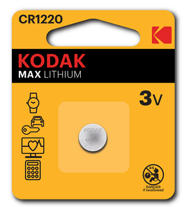 CR1220 Kodak MAX BL1 Lithium 3V (1/60/240)