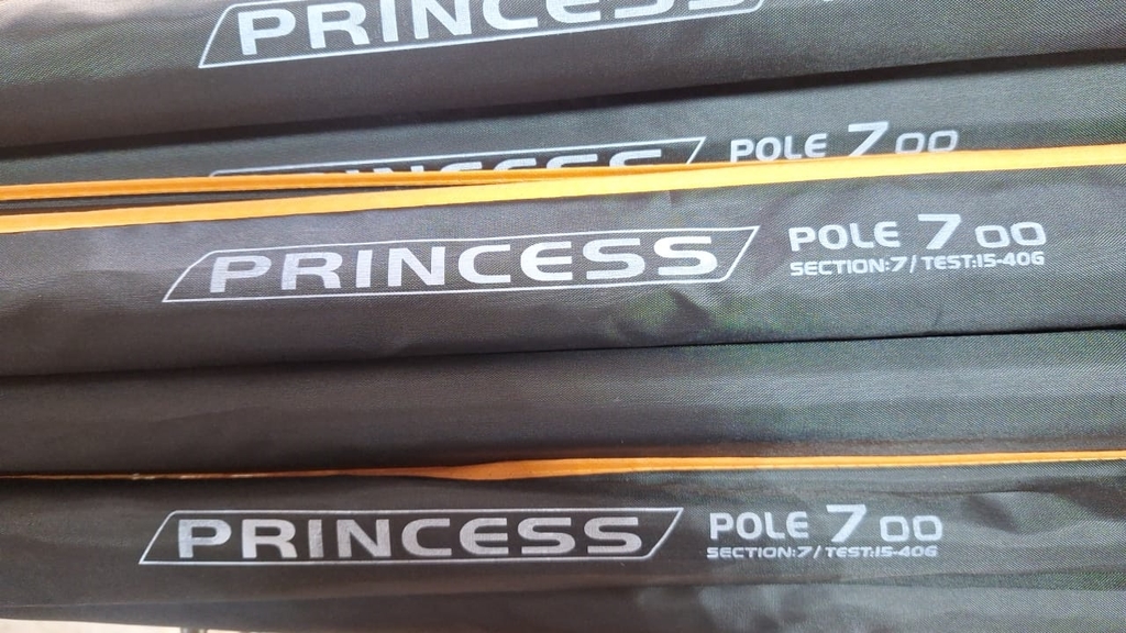 Удилище маховое, б/к Princess Pole, 15-40гр, 7секций, 7м