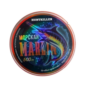 Леска морская HuntKiller MARLIN, 500м, 0,30мм (1/6)