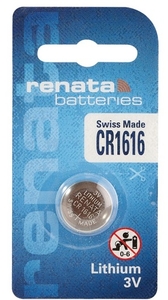 Renata CR 1616 Bl-1 Lithium 3V (1/10/300) 