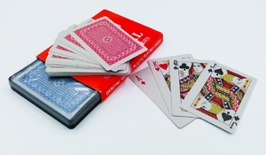 Карты игральные пластиковые 54 шт OkRoyal / Dollar (12/144)
