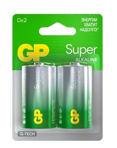 LR20 GP G-Tech super D BL2 Alkaline 1.5V оригинал NEW!!! (2/20/160)