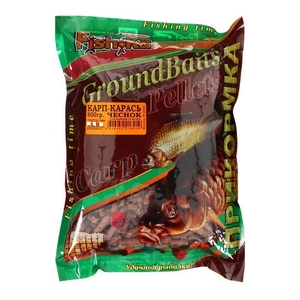 Прикормка "Fish.ka" Карп-Карась  ЧЕСНОК гранулы 8мм 0,8кг (10) (1890)