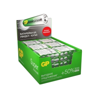 LR3 GP G-Tech Super alkaline ААА, 1,5V, щелочная, 24AA21RA-2CRS4 (96/384)