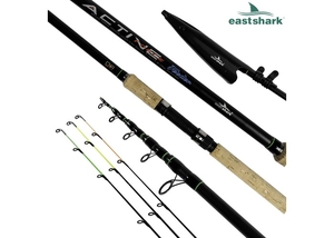 Удилище фидерное карбон легкое EastShark ACTIV Feeder telescopic 150 гр. 3,9 м (4411203)