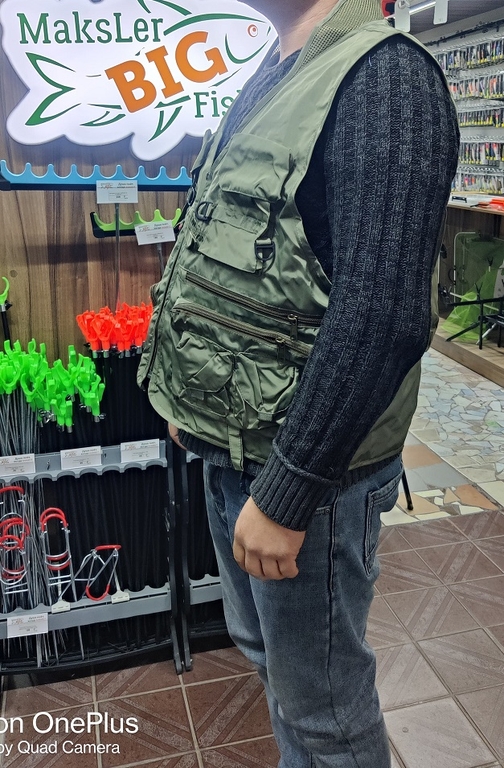 Жилет мужской, однотонный, 3XL (1/5)