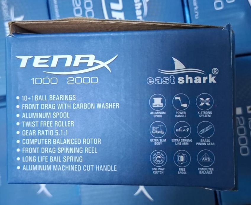 Катушка EastShark TENA X1000, 10+1 подшипн., 5.1:1