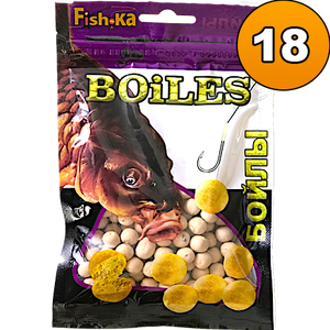 Бойлы "Fish.ka" тонущие чеснок 18мм 100г (1108) (2/6)