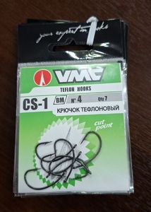 Крючок VMC CS-1, тефлон., №4 (10)