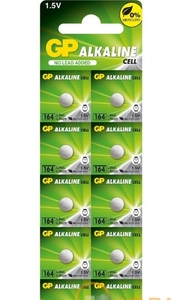 AG1 GP LR621/LR60/364A/164 BL10 Alkaline 1.5V (10/250/5000)