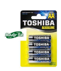 LR6 Toshiba AA BL4 Alkaline 1.5V (4/48/192)