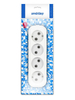 Колодка Smartbuy 4 гнезда 10А/2,2кВт без заземления (SBE-10-4-00-N)