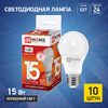 Лампа светодиодная LED-A60-VC 15Вт грушевидная 6500К холод. бел. E27 1430лм 230В IN HOME