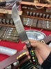 Нож разделочный Узбекистан оригинал, рельсовая сталь ШХ15, чехол