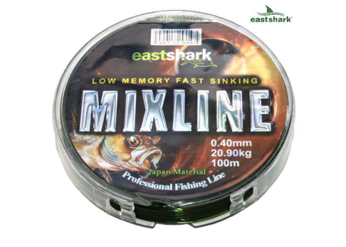 Леска MIXLINE 0,16 100 м чёрно-зелёная, 3,90 кг
