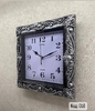 Часы настенные пластик, 26*26 см, серебро (516)