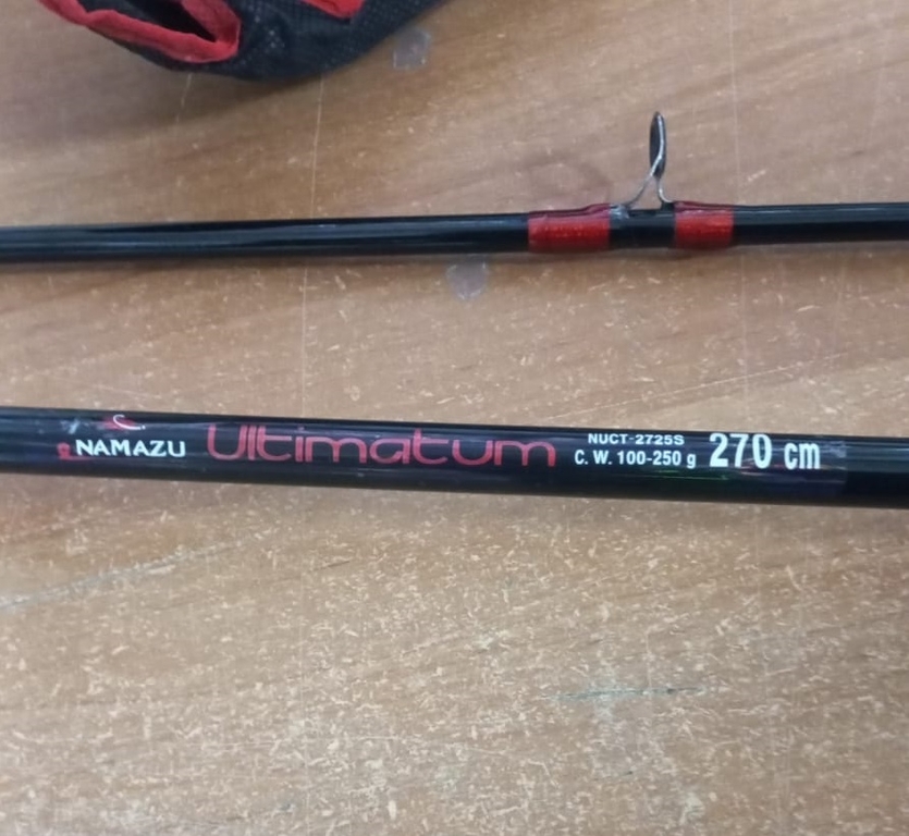 Спиннинг штекерный резьба Namazu Ultimatum, 2,7 м, тест 100-250 г, NUC-2725S