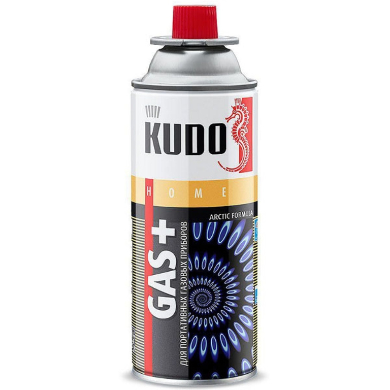 Газ для портативных плит "KUDO" 220гр -15С+40С (12/1536)