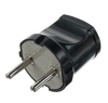 Вилка Smartbuy прямая без заземления черная 10А 250В (SBE-10-P04-b) (5/60)