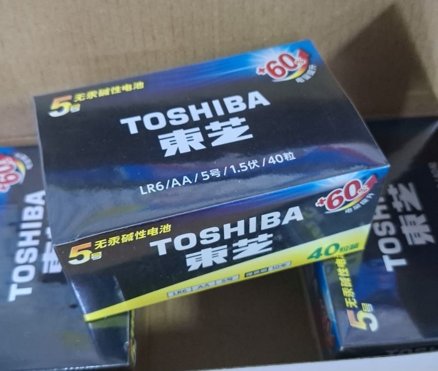 LR3 Toshiba AAA, щелочная, BOX40, 24AU-2IB40, (40/120/480)